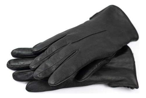 Guantes De Cabritilla Y Nutria, Con Piel. Hombre, T220h