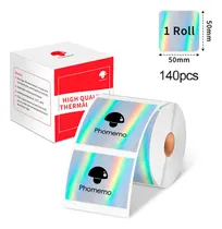 Comprar Etiqueta Plateada 50mm*50mm Redonda Impresora M110 140u Buho