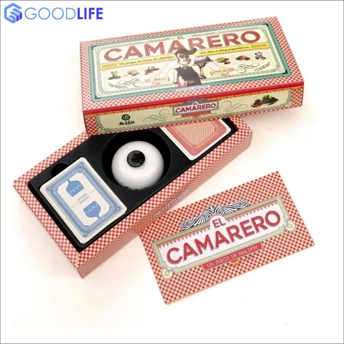 Imagen 3 de 10 de Juego De Mesa El Camarero Memoria Familiar 8 Años + Maldón