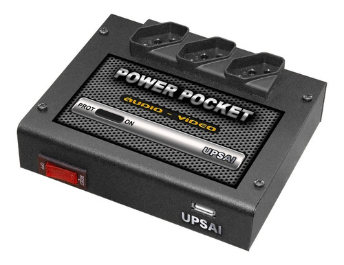 Condicionador De Energia 110v Audio Video Upsai Power Pocket