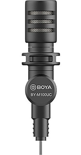 Mini Microfone Condensador Para Tipo C BY-M100UC - BOYA