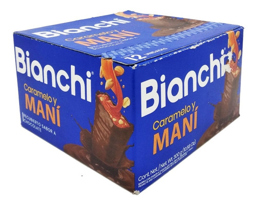  Bianchi Caramelo Y  Maní Chocolate X 12 Und