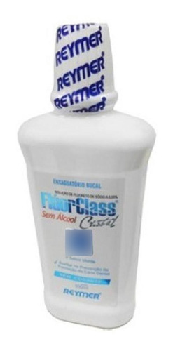 Enxaguatorio Bucal Fluor Class Cristal Bochecho Sem Alcool