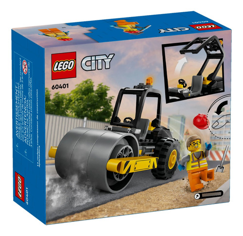 Lego City Rolo Compressor De Construção - 78 Peças