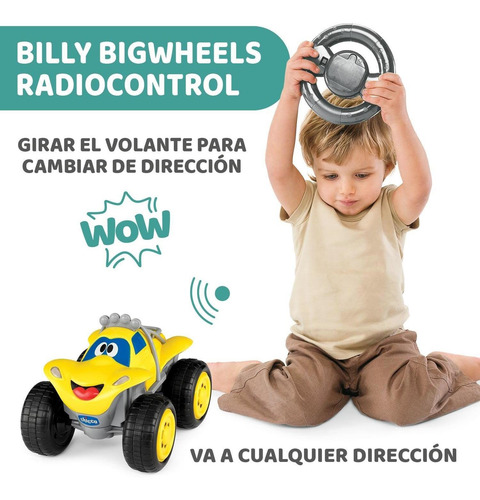 Imagen 2 de 5 de Chicco Carrito Billy Bigwheels Amarillo