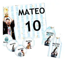 Comprar Kit Imprimible Messi Campeón Mundial - Textos Editables