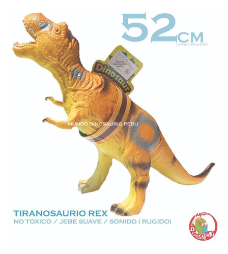 Imagen 4 de 8 de Dinosaurios Grandes Juguete Sonido Niños Colección Completa