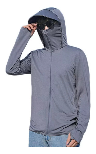 Sudadera Con Cremallera Y Protección Solar Upf 50+ Uv