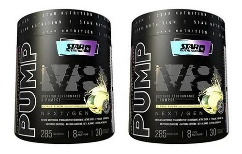 Pre Entreno 2x1 Pump V8 Next Gen Star Nutrition 285gs