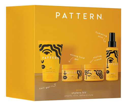 Pattern Beauty Mini Stylers Kit Para Cabello Rizado, Rizado 