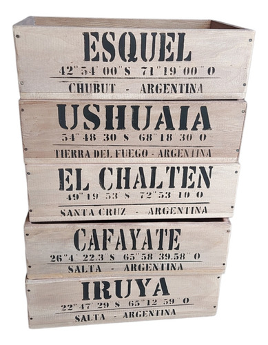 Cajones Ciudades A Medida Madera Fuertes