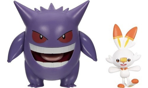 Pokemon Gengar Articulable Scorbunny Pack