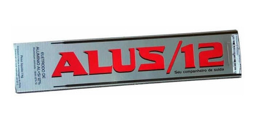 2kg Eletrodo Alumínio Alus 12 2,5mm Revestido Para Solda Punta Verde