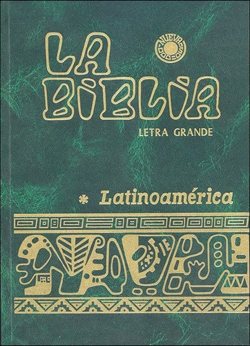 La Biblia Latinoamericana Letra Grande Color Verde