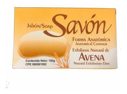 Jabón De Tocador Avena Savon 