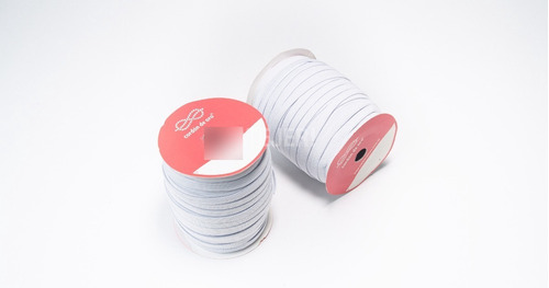 Imagen 4 de 7 de Elástico Poliester De 5mm Cordón De Oro X 50 Mts
