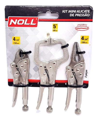 Kit Mini Alicate De Pressão (394,0003) - Noll