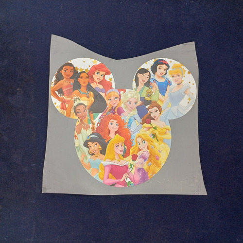 Parche Encanto Real Princesas 5pzas 19x22cm Mp1013 Blanco