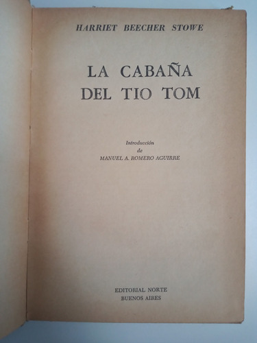 Libro La Cabaña Del Tío Tom De Enriqueta Beecher Stowe (Usado)
