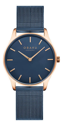 Reloj Obaku Denmark V260lxvlml Tang Lille Clásico-azul