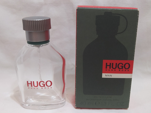 Frasco De Perfume Vacío Con Caja Hugo Boss 40 Ml