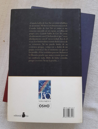 Tao Los Tres Tesoros - 3 Tomos - Osho - Editorial Sirio (Usado)