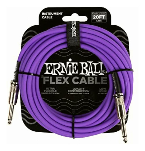 Ernie Ball Flex Instrument Cable Straight/straight 20ft