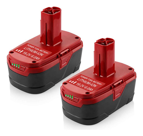 Dsanke - Lote De 2 Bateras De Litio De 19,2 V, 6000 Mah, Rep