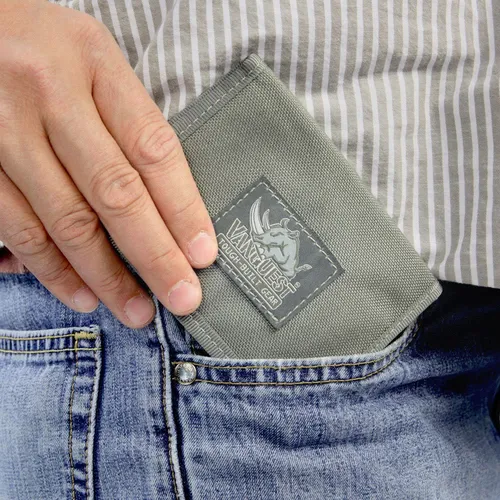 Billetera Rfid Cache Wolf Gray Vanquest - Crt Ltda