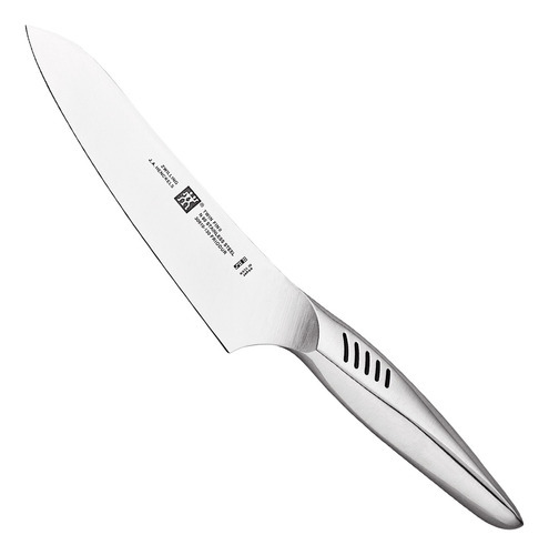 Faca Corte Do Chef 8p Aço Inox Japonês Twin Fin 2 - Zwilling Cor Made In Japan