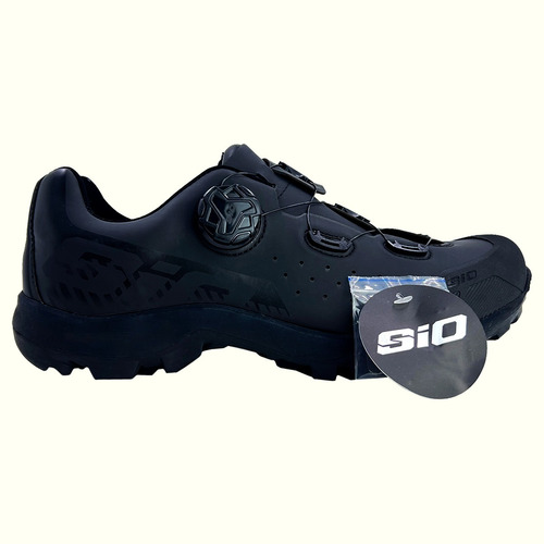 Zapatillas Mtb Sio Sx Boa Negro Bicicleta De Montaña 