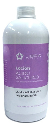 Locion Acido Salicillico 2% Niacinamida 3% 250ml Libra Local