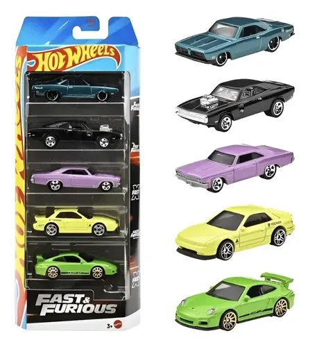 Hot Wheels Fast & Furious 2025 Pack C/5 Esc 1:64 | Frete grátis
