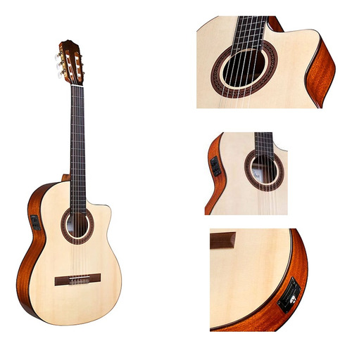 Guitarra Electroacustica Cordoba C5-ce Sp + Rocker Music