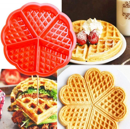 Molde De Gofres De Silicona Molde Para Muffins, Bandeja De