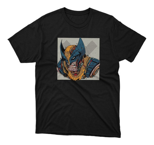 Remera Wolverine Machine Lgodon 100% Impresion Dtg