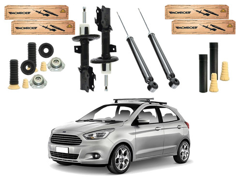 Kit Amortecedor Dianteiro Traseiro Original Ford New Ka 2015