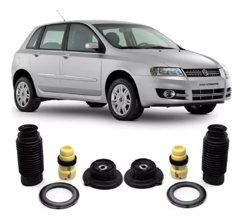 Kit Batente Coxim Amortecedor Diant Fiat Stilo 05 06 Á 2011 