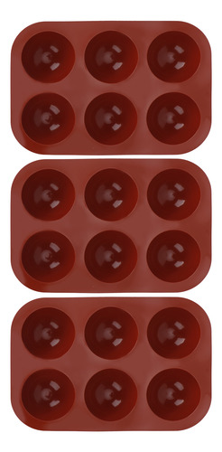 Molde De Silicona Semiesférico Para Hornear Chocolate, 3 Pie