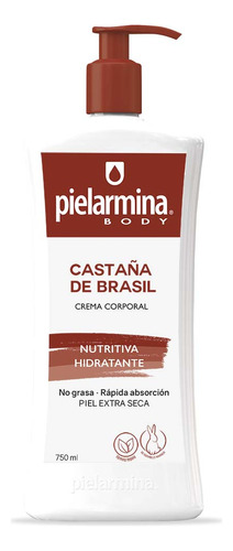 Crema Nutritiva Hidratante Con Castaña De Brasil Pielarmina