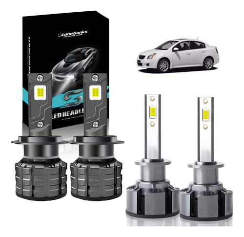 Kit De Faros Led H1 H7 Alto Baja 24000lm Para Renault Duster 2013-2016
