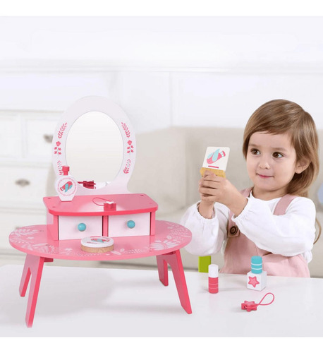 Penteadeira Infantil De Madeira Tooky