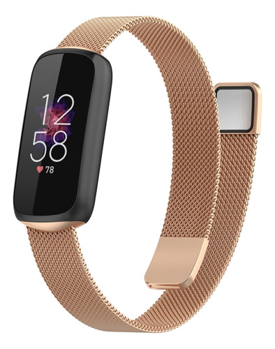For Fitbit Luxe Special Edition Metal Watchband