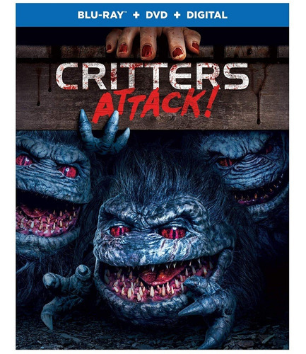 Critters Attack 2019 Bobby Miller Pelicula Blu-ray + Dvd