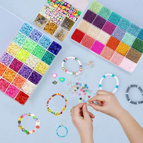 GENERICO Kits Para Hacer Pulseras De Collar De Bricolaje De 20 Color