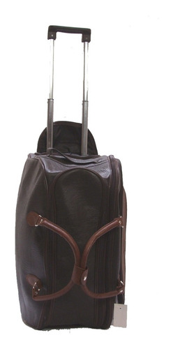 Imagem 2 de 6 de Bolsa De Viagem Com Rodinhas Puxador Mala Sacola Alça Mão