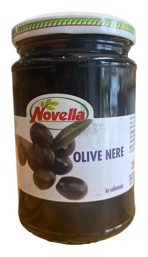 Novella - Olive Nere Italianas (aceitunas Negras) 280 Gr
