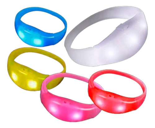 Pulsera Audioritmica Led De Color Kit De 60 Piezas