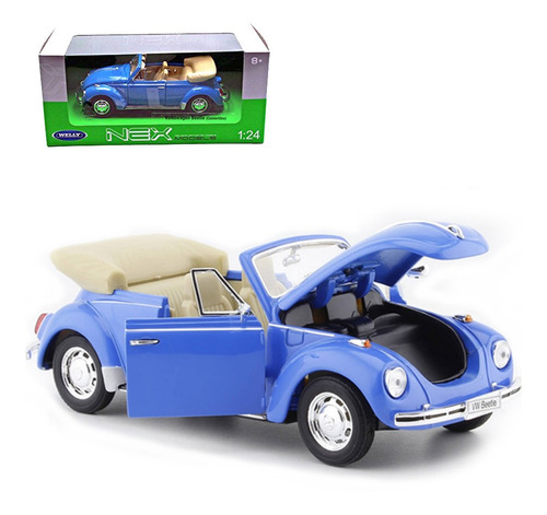 Auto Coleccion Volkswagen 1971 Convertible Welly 1:24 St