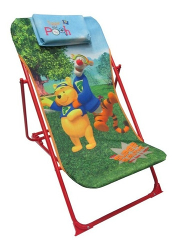 Silla De Playa Reclinable Infantil Winnie Pooh Disney Origin